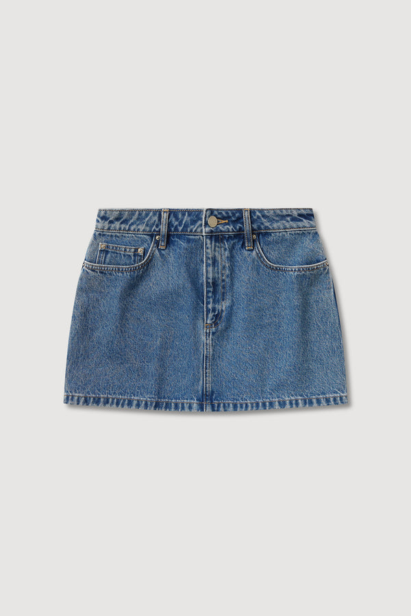 Callista Denim Mini Skirt