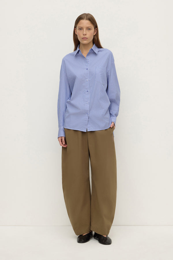 Ava Stripe Poplin Shirt
