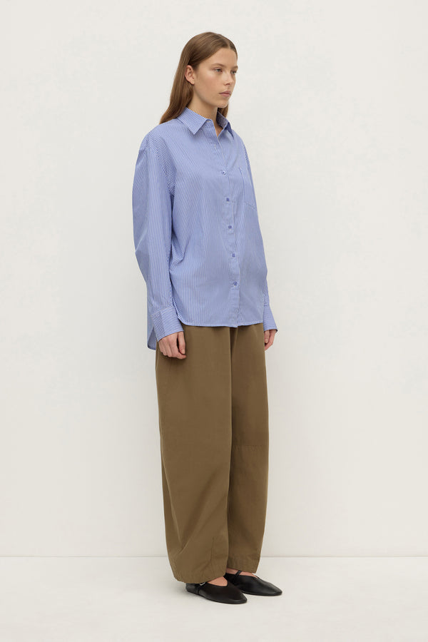 Ava Stripe Poplin Shirt