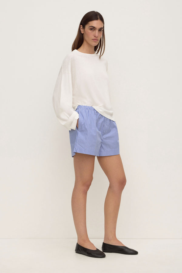 Ava Stripe Poplin Short