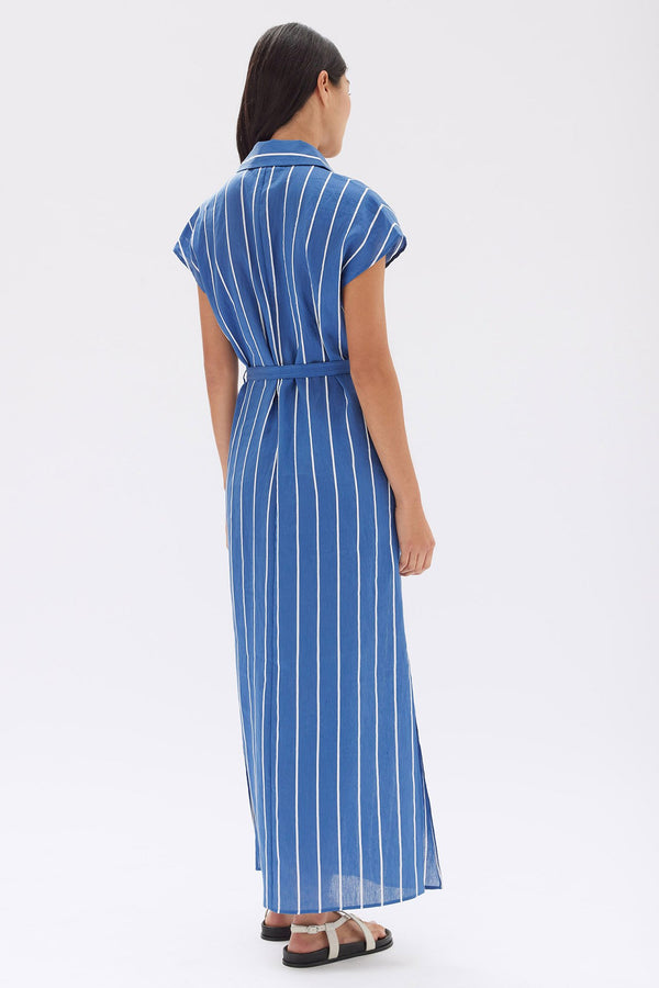 Ayla Stripe Shirt Dress