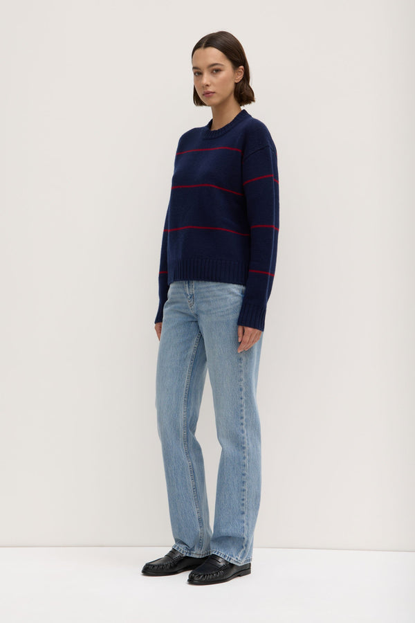 Beau Stripe Merino Wool Knit