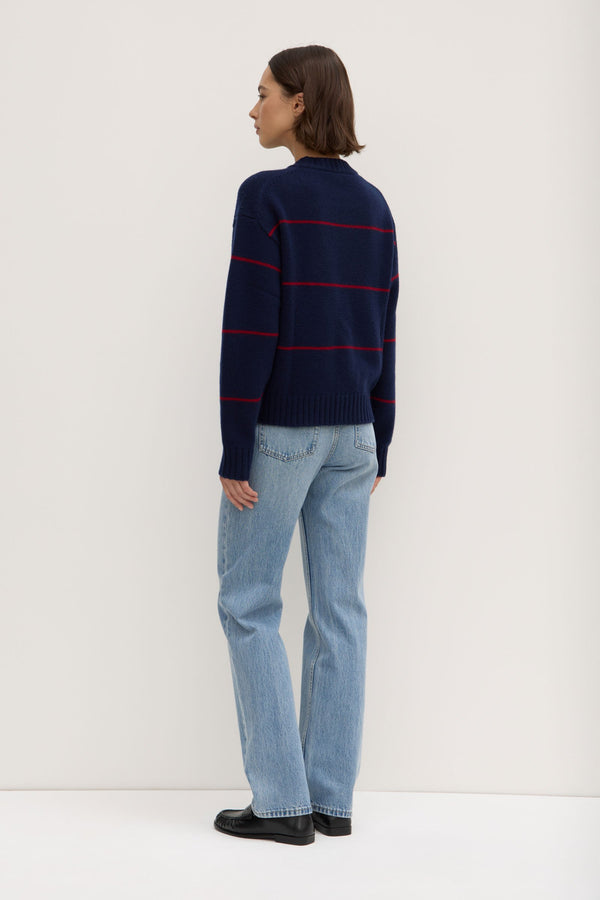 Beau Stripe Merino Wool Knit
