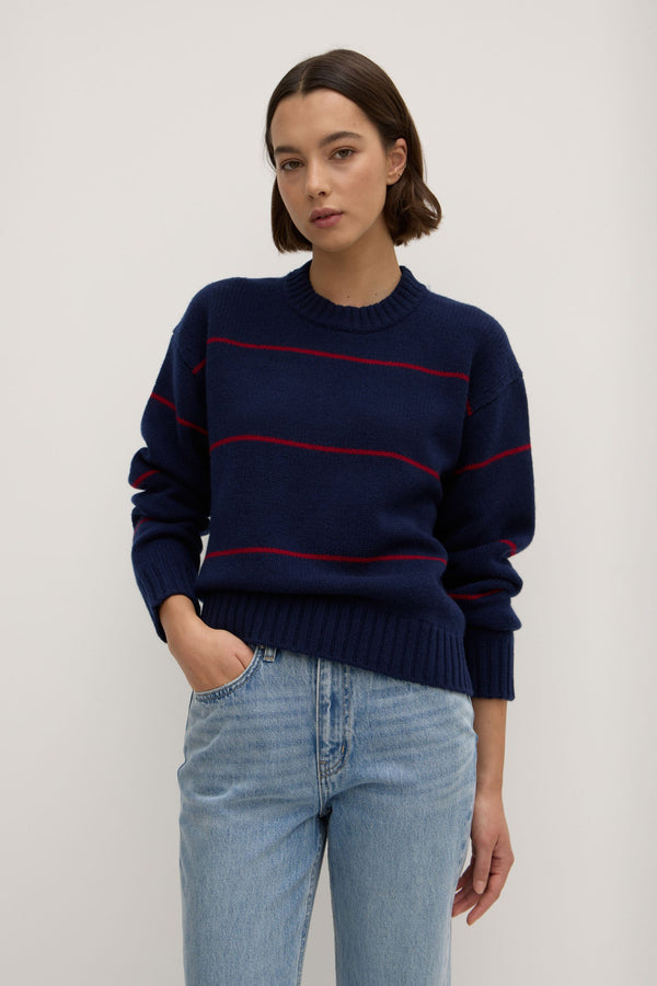 Beau Stripe Merino Wool Knit