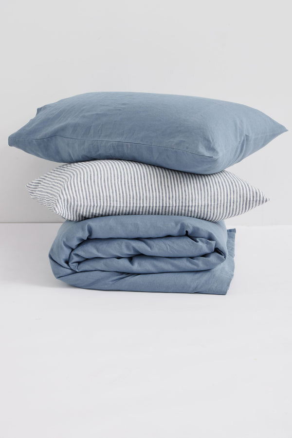 Linen Standard Pillow Cases Ocean