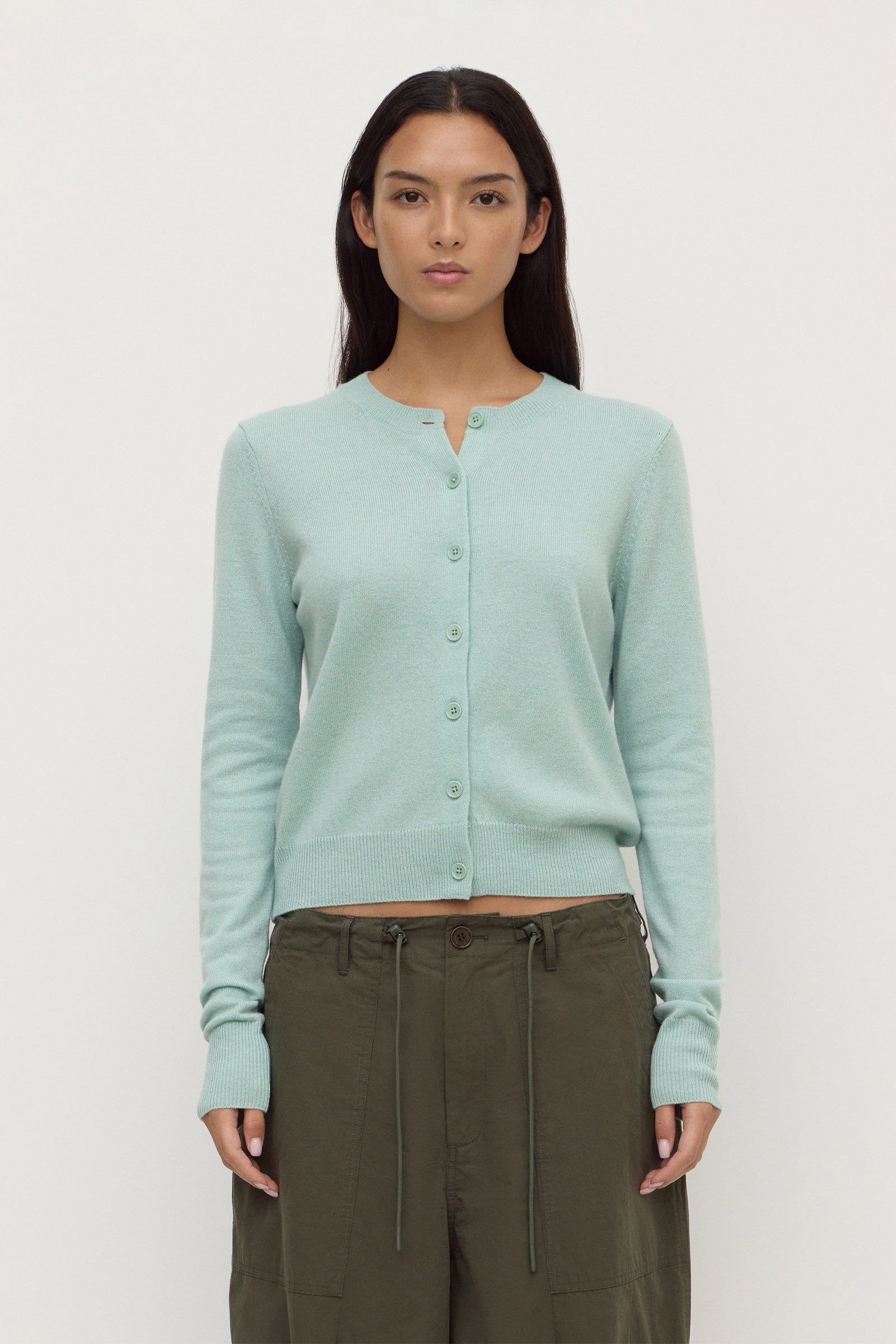 Womens Benny Knit Cardigan Mint | Assembly Label – Assembly Label