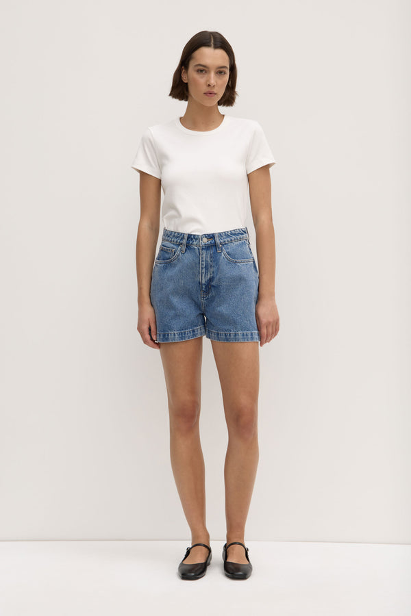 Boxy Denim Short