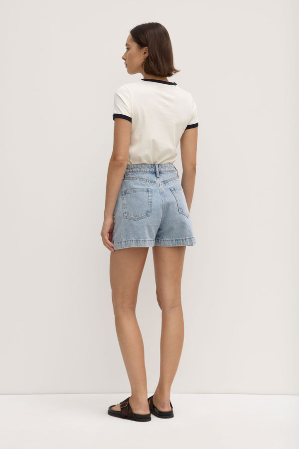 Boxy Denim Short