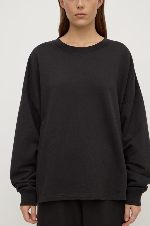 Brushed Cotton Lounge Sweater