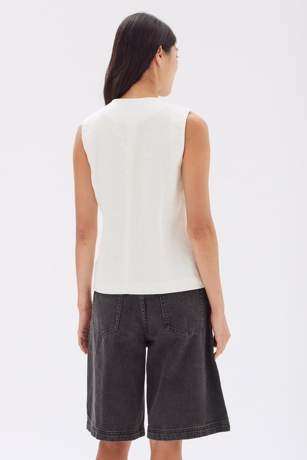 Calla Linen Top