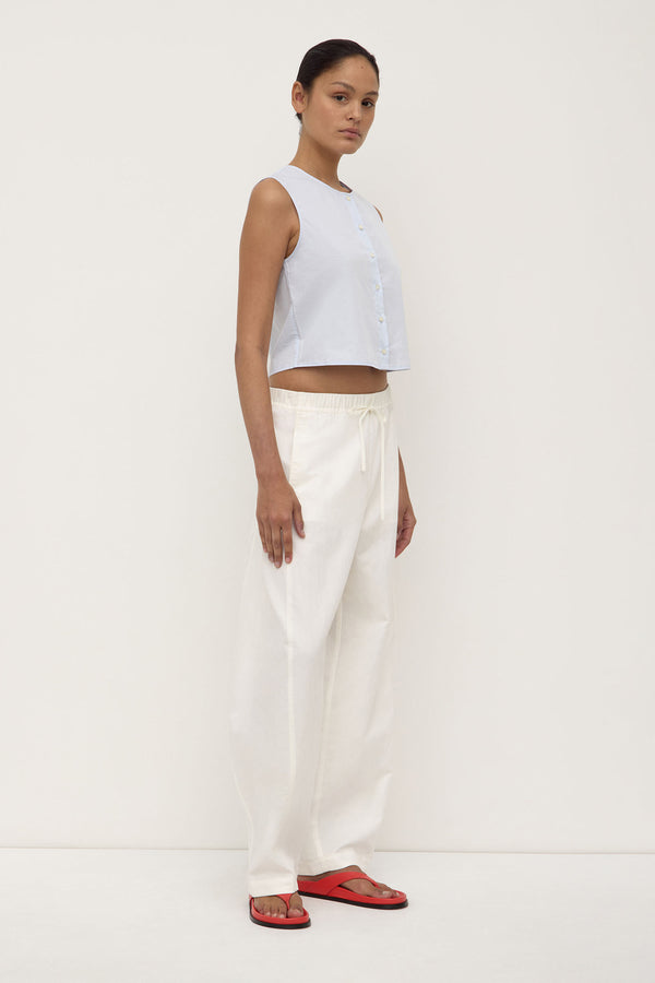 Cherri Button Front Top