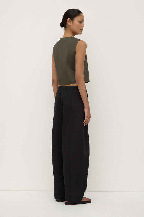 Cherri Button Front Top