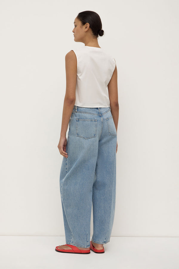 Cherri Button Front Top