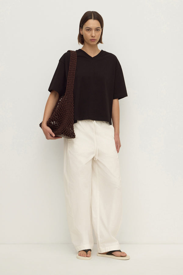 Ellie V Neck Oversized Tee