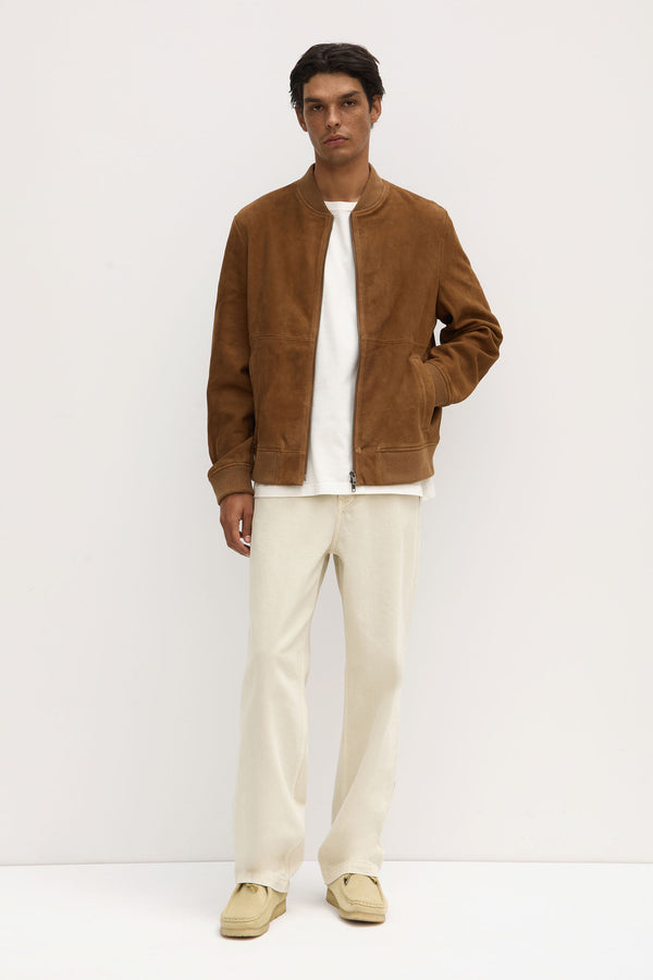 Finlay Suede Bomber Jacket