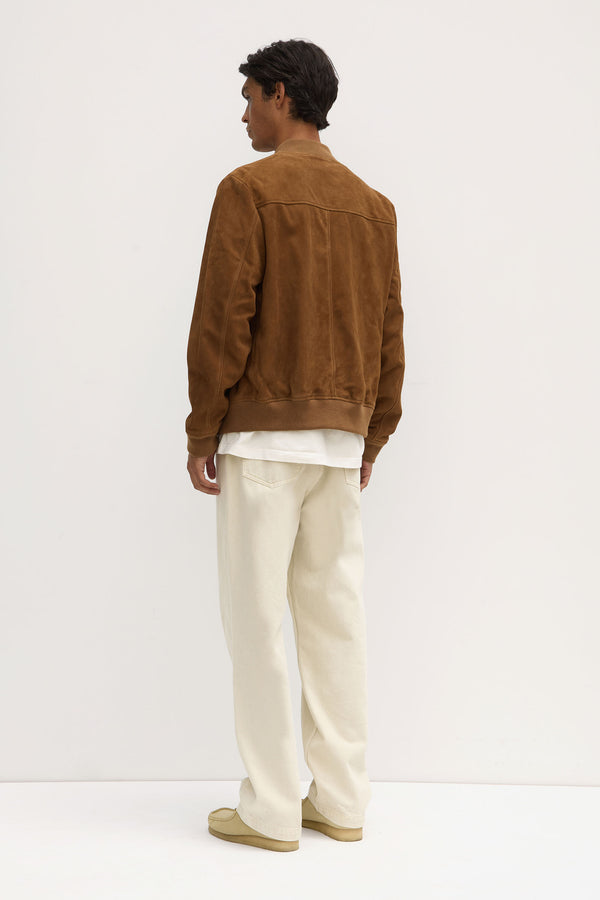 Finlay Suede Bomber Jacket