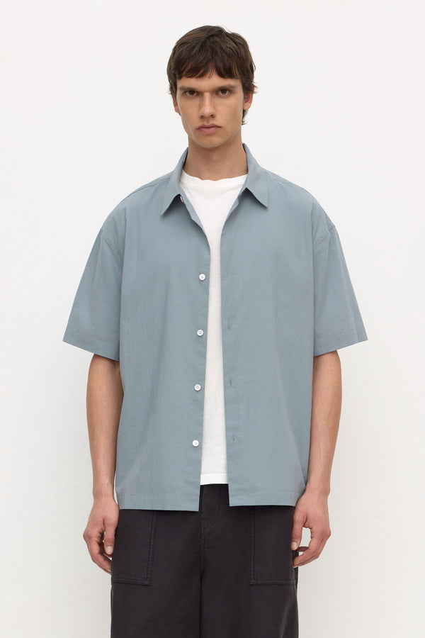 Franco_Short_Sleeve_Shirt_Steel_Blue_1085