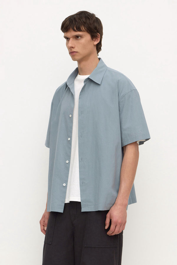 Franco_Short_Sleeve_Shirt_Steel_Blue_1089
