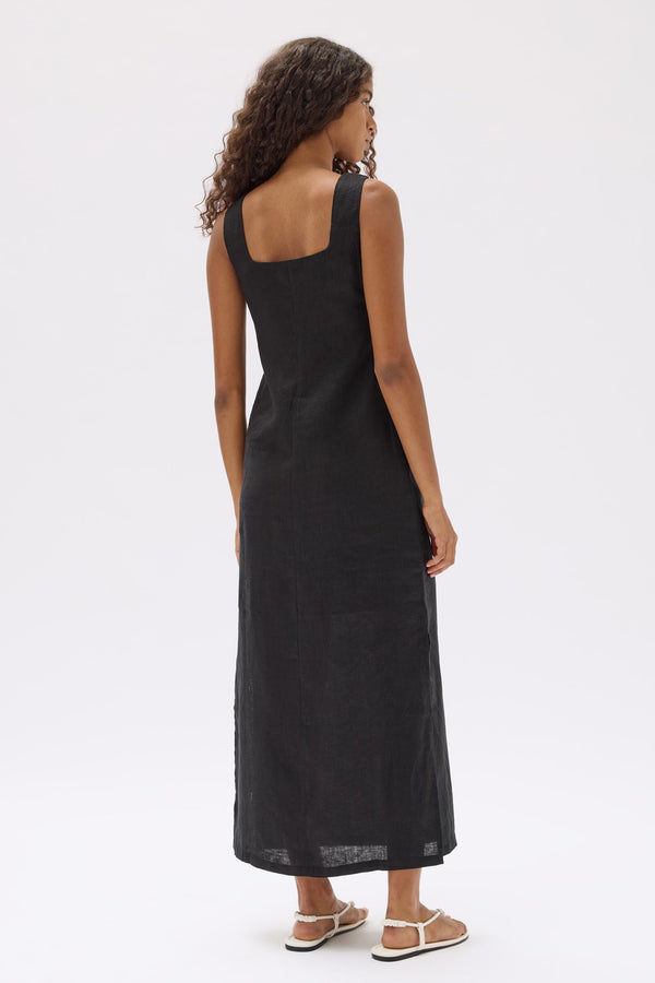 Georgina Linen Maxi Dress