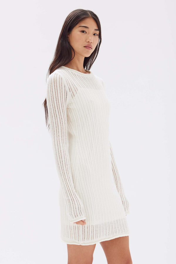 Gwen Cotton Knit Mini Dress