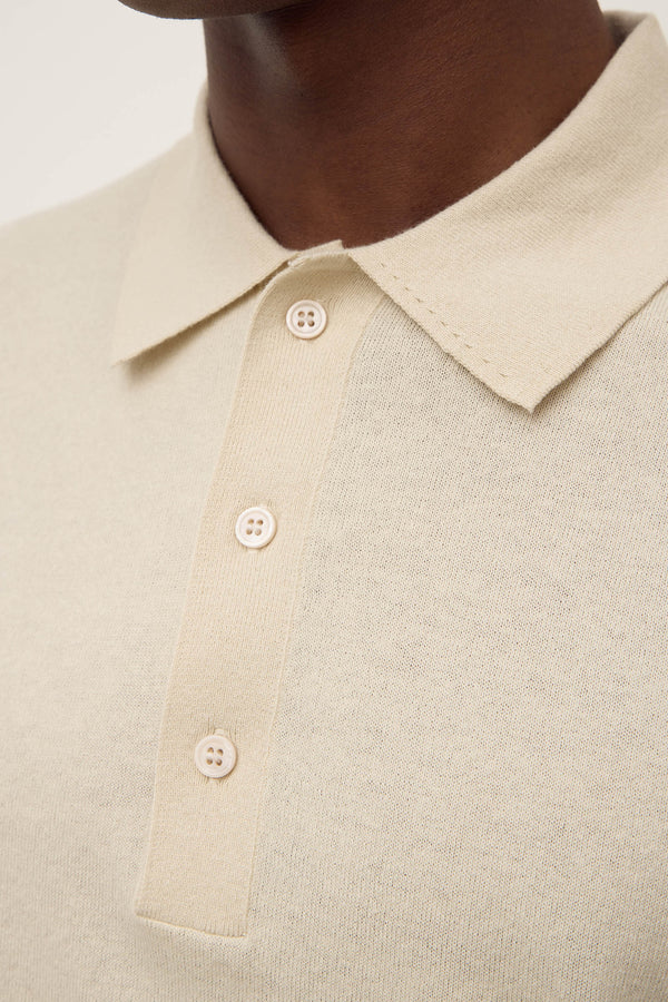 Henry Knit Polo Limestone-5