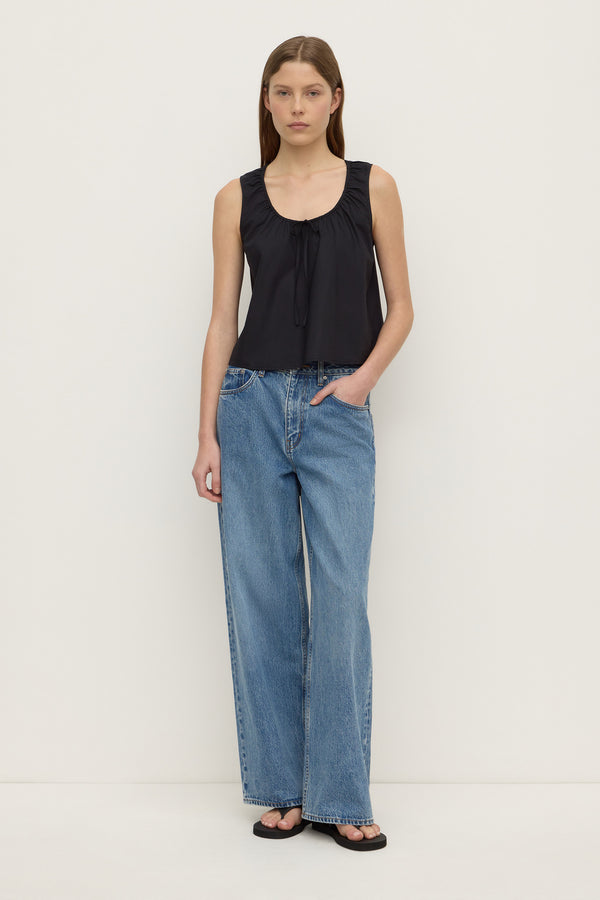 Holly Cotton Tie Top