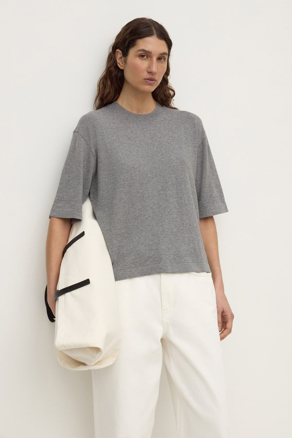 Kensy_Cotton_Cashmere_Tee_Dark_Grey_Marle_1268