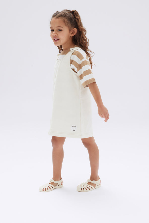 Kids Twill Pinafore Dress