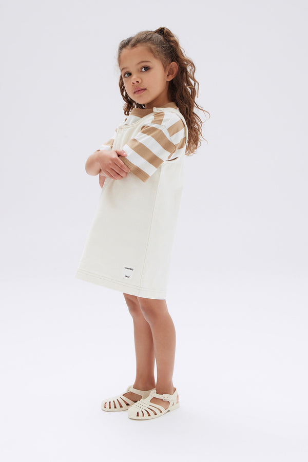 Kids Twill Pinafore Dress