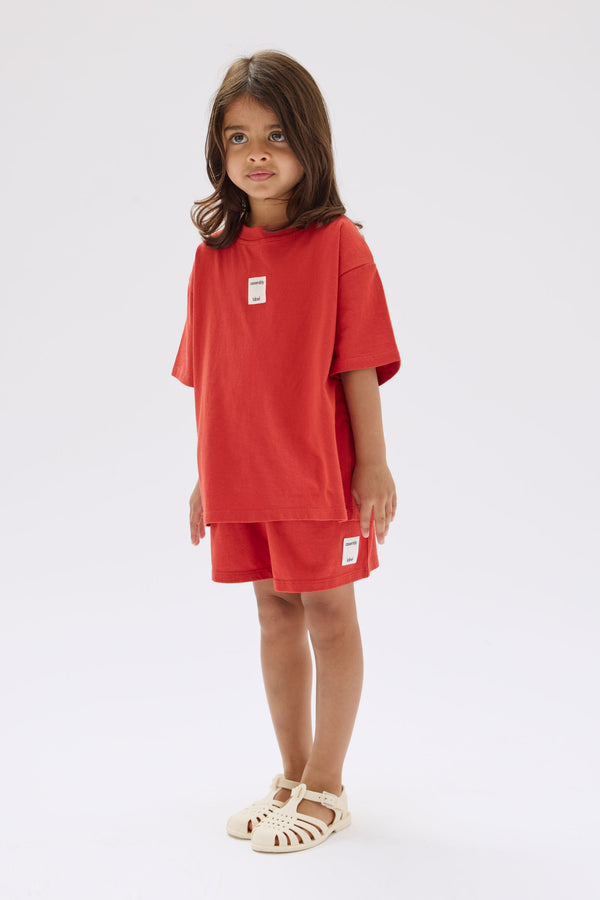 Kids Exhibit Patch Logo Tee