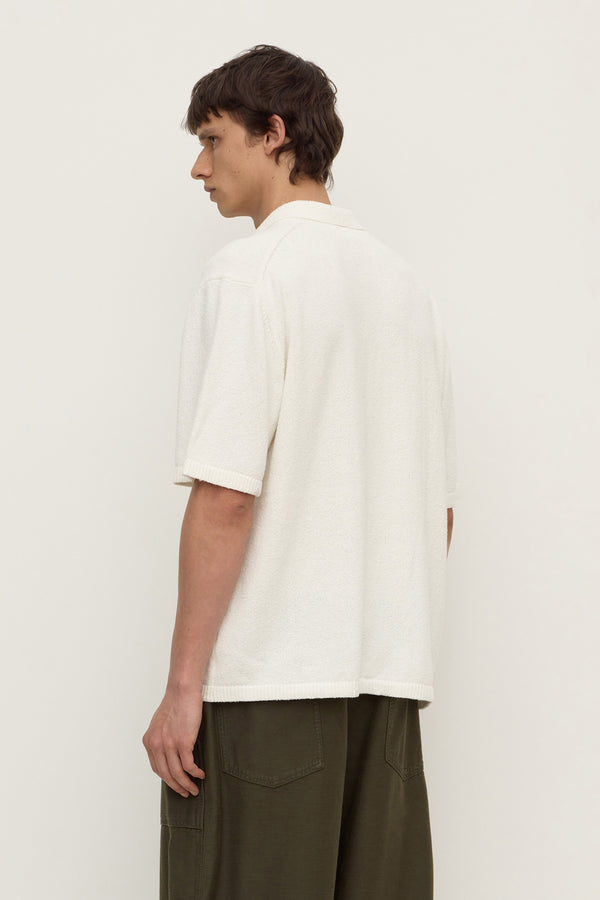 Lance_Boucle_Knit_Short_Sleeve_Shirt_Cream_0165
