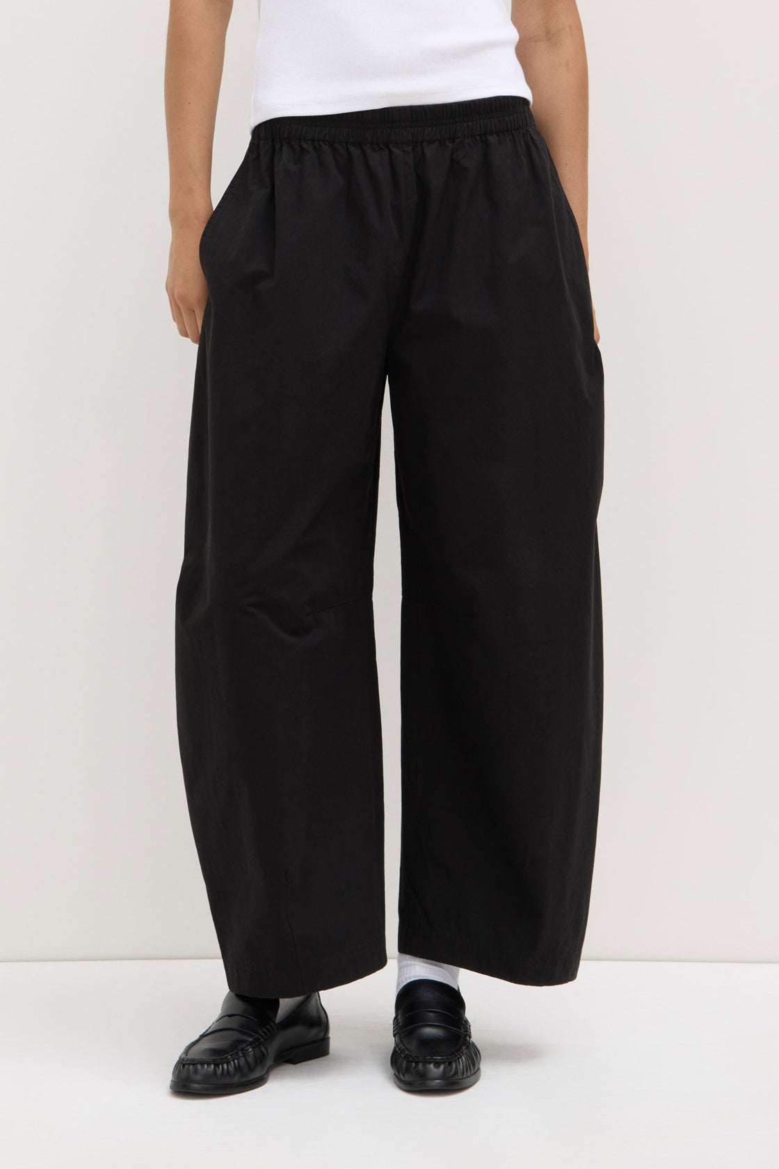 Black Colour - Bcbeate Barrel Pant 41096 - Latte
