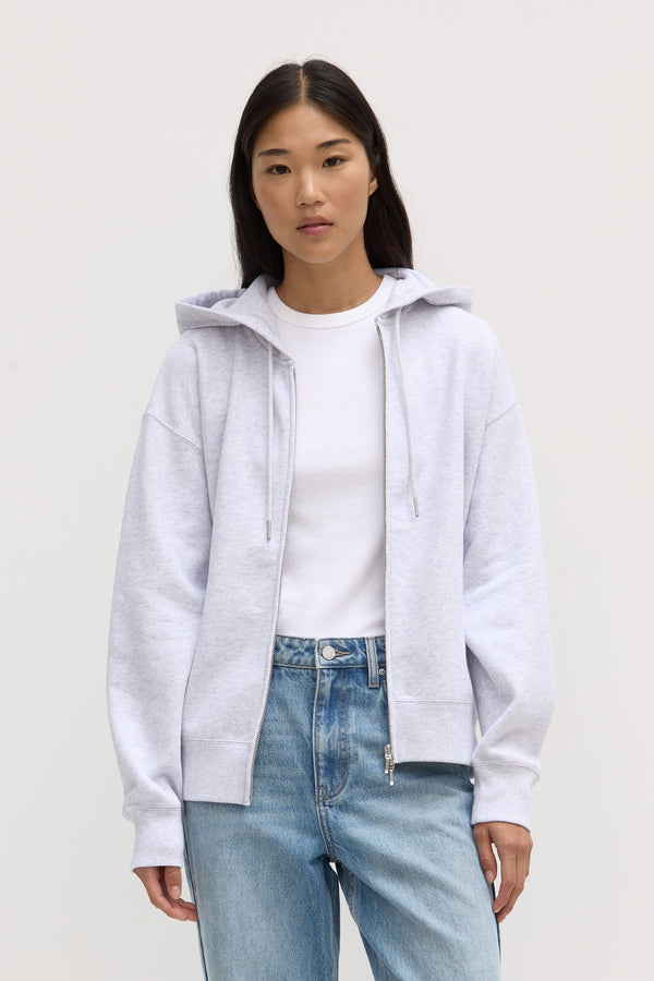 Louisa Hooded Zip Sweater