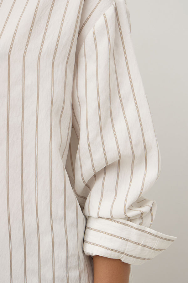 Maeve_Longline_Shirt_Taupe_Cream_Stripe_1368