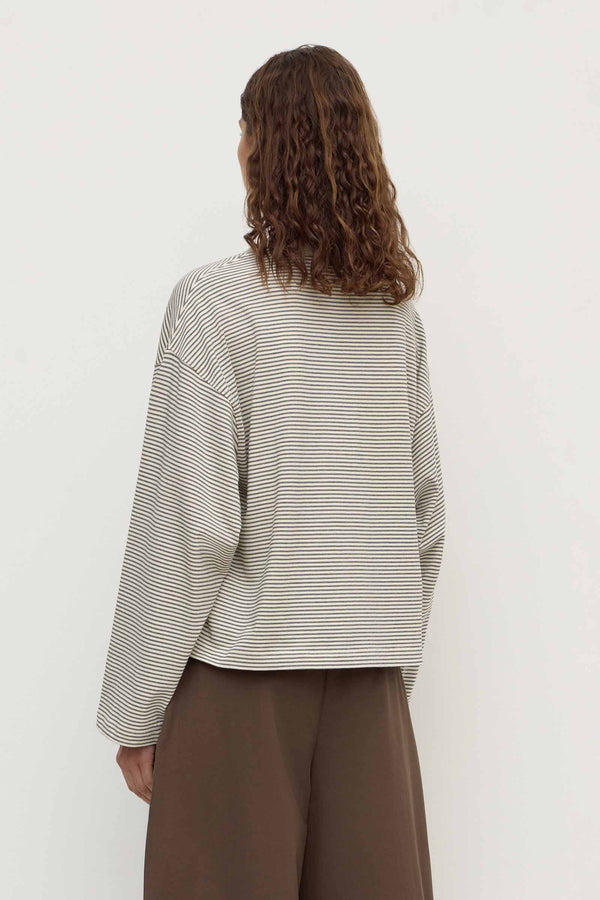 Malone_Stripe_Wide_Sleeve_Tee_Cream_Black_2099