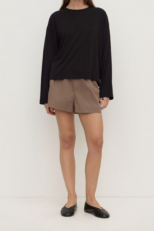 Micha_Poplin_Short_Dark_Sand_2053