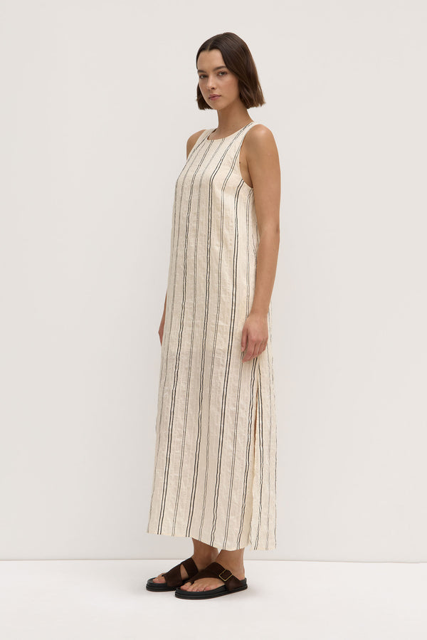 Milos Stripe Maxi Dress