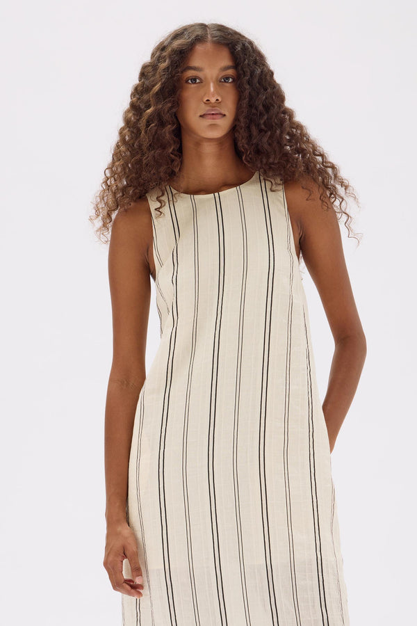 Milos Stripe Maxi Dress