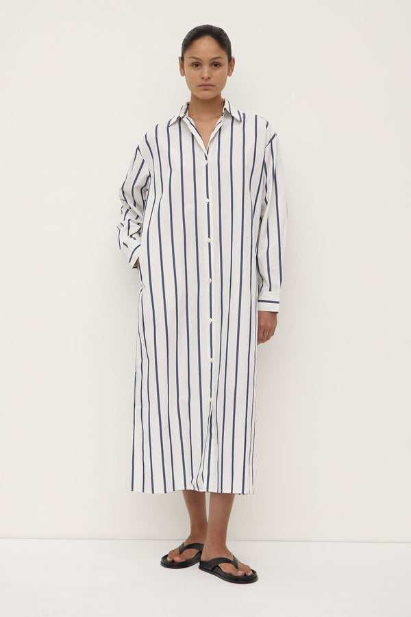 Nara_Stripe_Shirt_Dress_White_True_Navy_0520