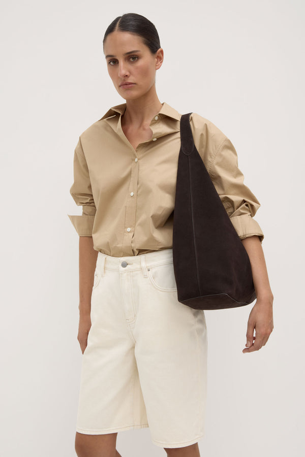 Neve Suede Shoulder Bag