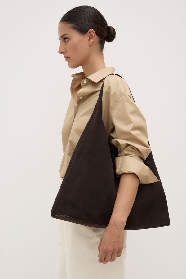 Neve Suede Shoulder Bag