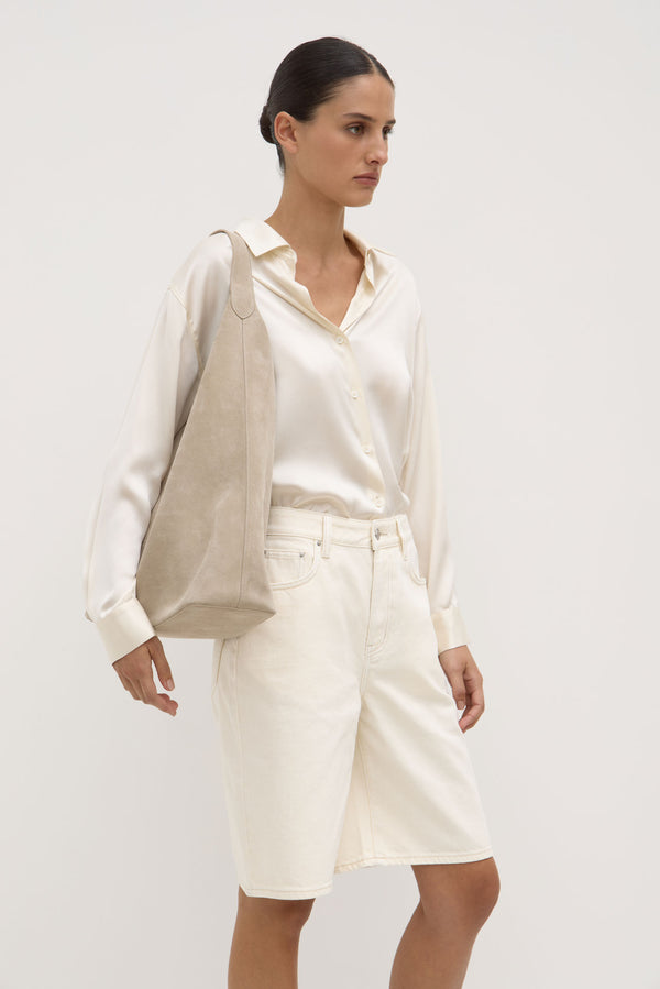 Neve Suede Shoulder Bag