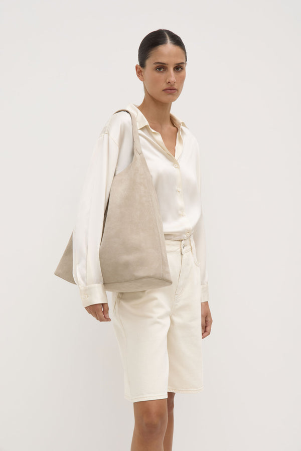 Neve Suede Shoulder Bag
