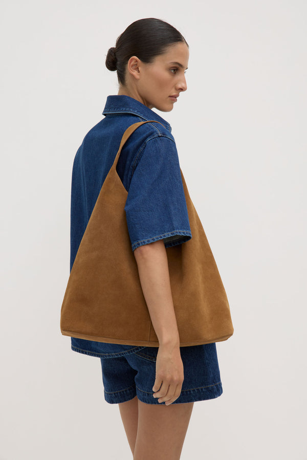 Neve Suede Shoulder Bag