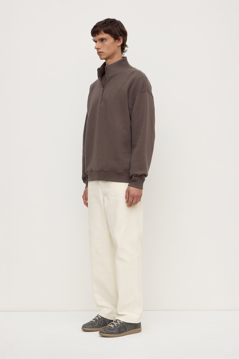 Mens Newport Funnel Fleece Bark | Assembly Label – Assembly Label ...