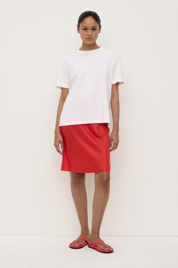 Pippa_Silk_Knee_Length_Skirt_Chilli_2094