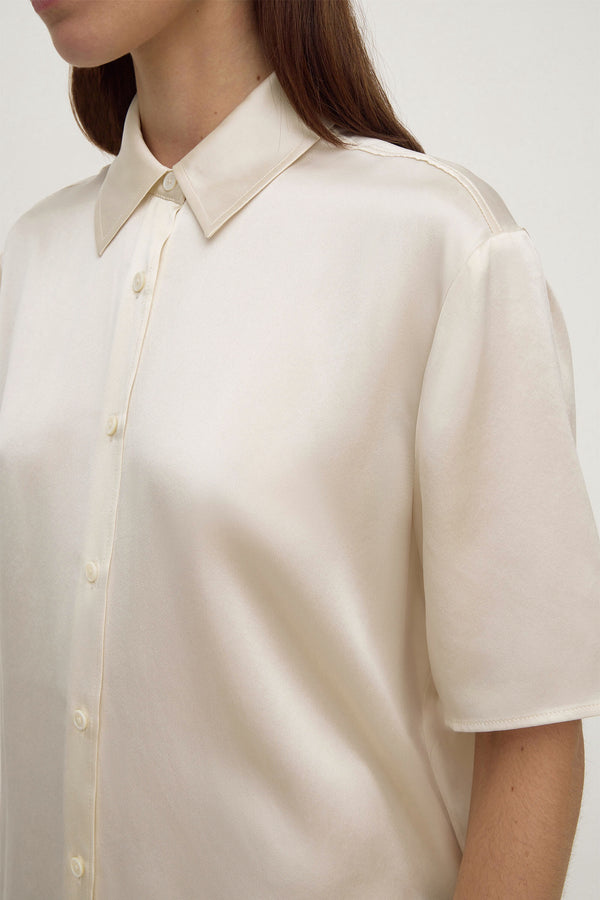 Pippa Silk Short Sleeve Shirt