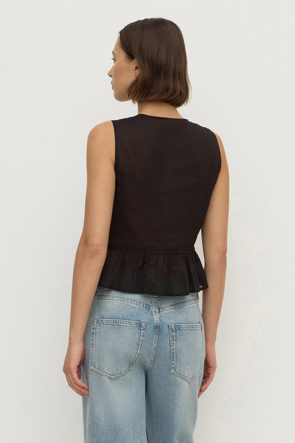 Quinn_Voile_Pleat_Top_Black_1771