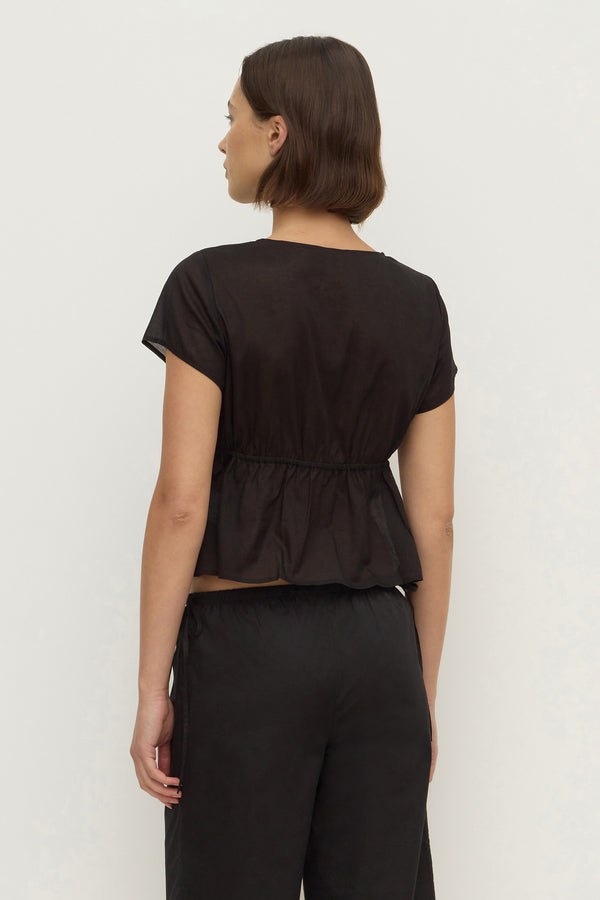 Quinn Voile Tie Top
