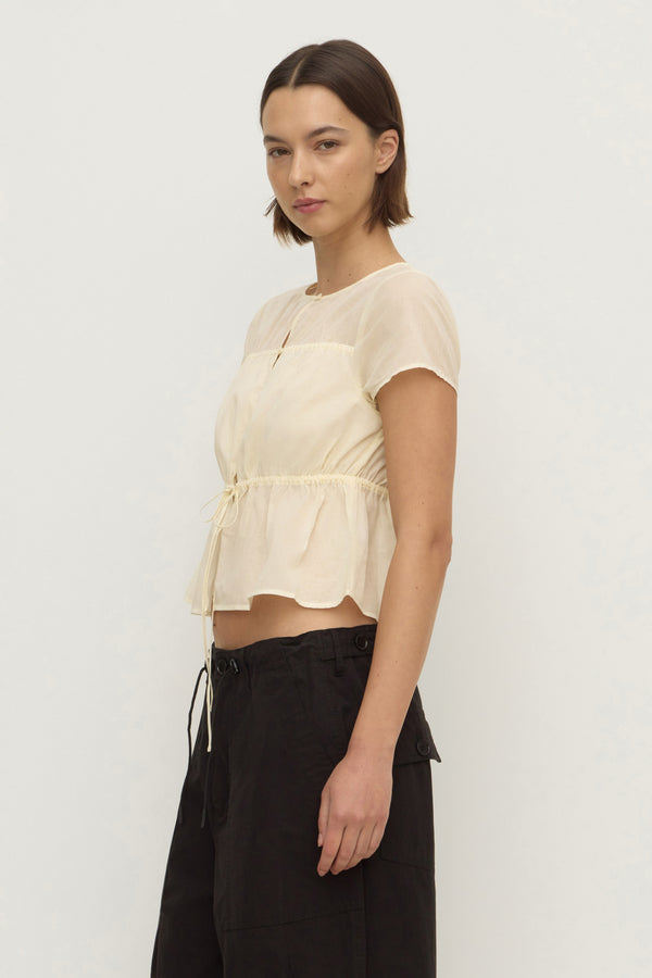 Quinn Voile Tie Top